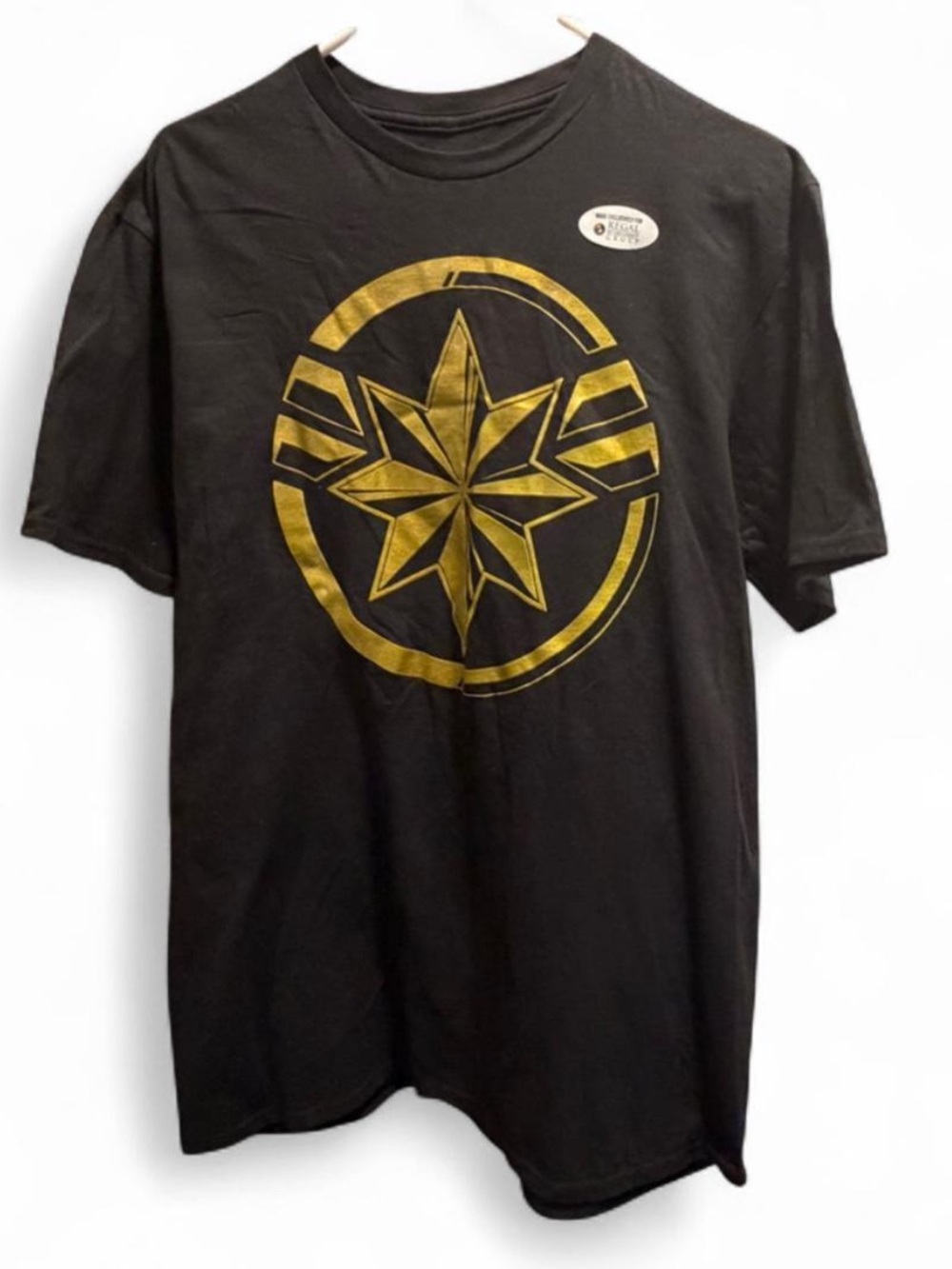 Captain Marvel Graphic T-Shirt
Regal Cinemas exclusive Black and Gold Size:L